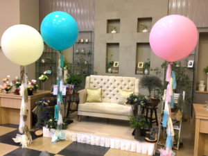 結婚披露宴フリンジバルーン装飾