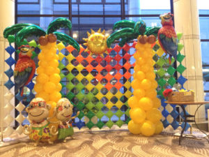 イベントフォトスポットバルーン装飾