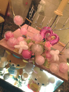ゲストハウスウェディングメインテーブルバルーン 装飾