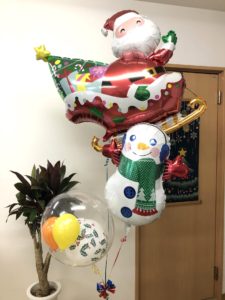 クリスマスバルーンブーケ